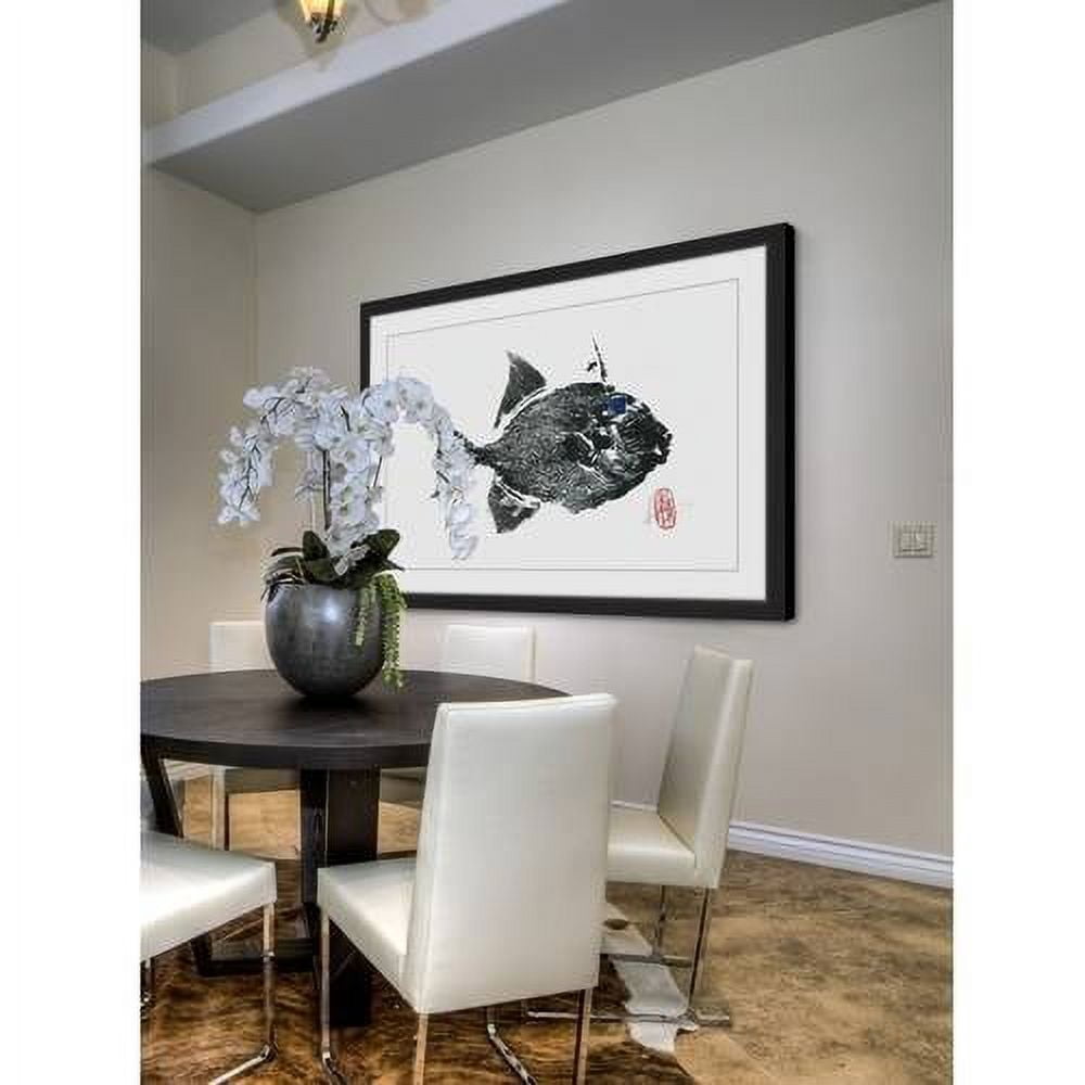 Marmont Hill 'Black Is Me' Framed Painting Print