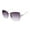 Silver & White, variant on Rocawear Women's R3284 Metal UV400 Protective Rhinestone Square Fashion Sunglasses, 61mm