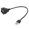 thumbnail image 2 of USB Socket Cable, High Toughness Safe Charging USB Outlet Wire Male To Female  For Car Phone Camera, 2 of 8