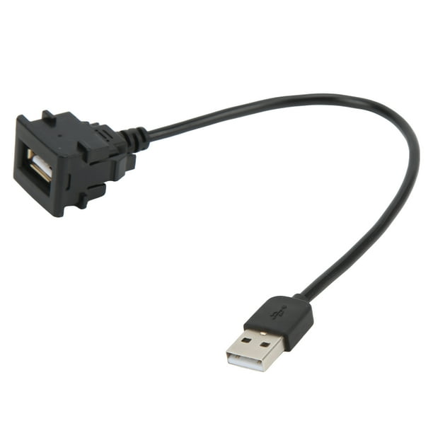 Cable adaptador de enchufe USB, cable de automóvil, toma USB, cable adaptador de enchufe USB, línea de enchufe USB Mejore su experiencia