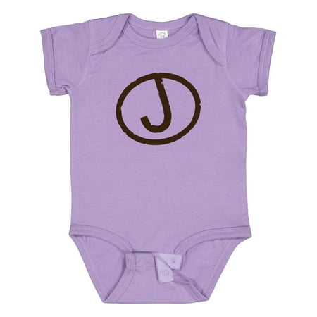 

Inktastic Branding Iron Letter J Monogram Gift Baby Boy or Baby Girl Bodysuit