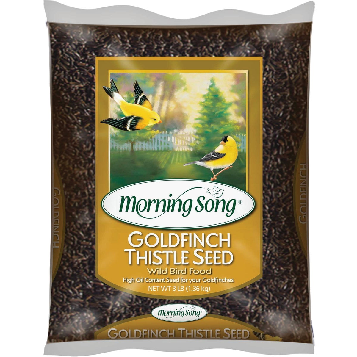 Morning Song Nyjer Seed Goldfinch Bird Seed Wild Bird Food - 3 Lbs