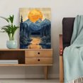 thumbnail image 5 of Qisvanset 12x16 Inch 2D Flat Framed Canvas Art, It Is Well Vintage Bible Verse Aesthetic Religious Room Wall Decor, 5 of 5