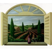 Wall-Ahhh! 3D Architectural Wall MuralTuscan Window