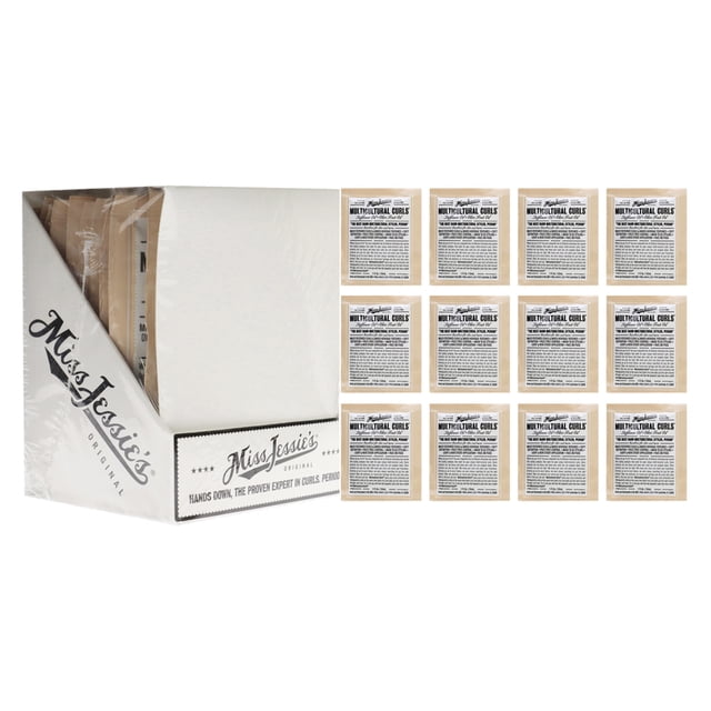 Rizos multiculturales de Miss Jessies para unisex - Crema de 1 oz - Paquete de 12