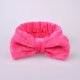 thumbnail image 1 of Diadema de felpa con lazo de vellón coral de color liso y simple para mujer, banda elástica para el pelo con desmaquillaje facial, accesorios para el cabello de belleza, 1 of 5