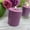Purple, variant on Elyon Tableware® 18 Assorted Colored Unscented Wax Votive Candles in Glass Holder, 24 Hours Burn Time