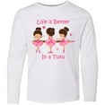 thumbnail image 3 of Inktastic Life's Better In A Tutu KS Long Sleeve Youth T-Shirt, 3 of 5