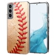 thumbnail image 1 of TalkingCase Thin Slim Case Compatible for Samsung Galaxy S22 5G, Baseball Closeup 2 Print, Lightweight, Flexible, Soft, USA, 1 of 7