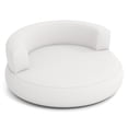 thumbnail image 1 of Costway Inflatable Lounger Air Sofa with Detachable Cover Spacious Lying Area & Wide Armrests Blow Up Lounge Chair for Living Room White, 1 of 9