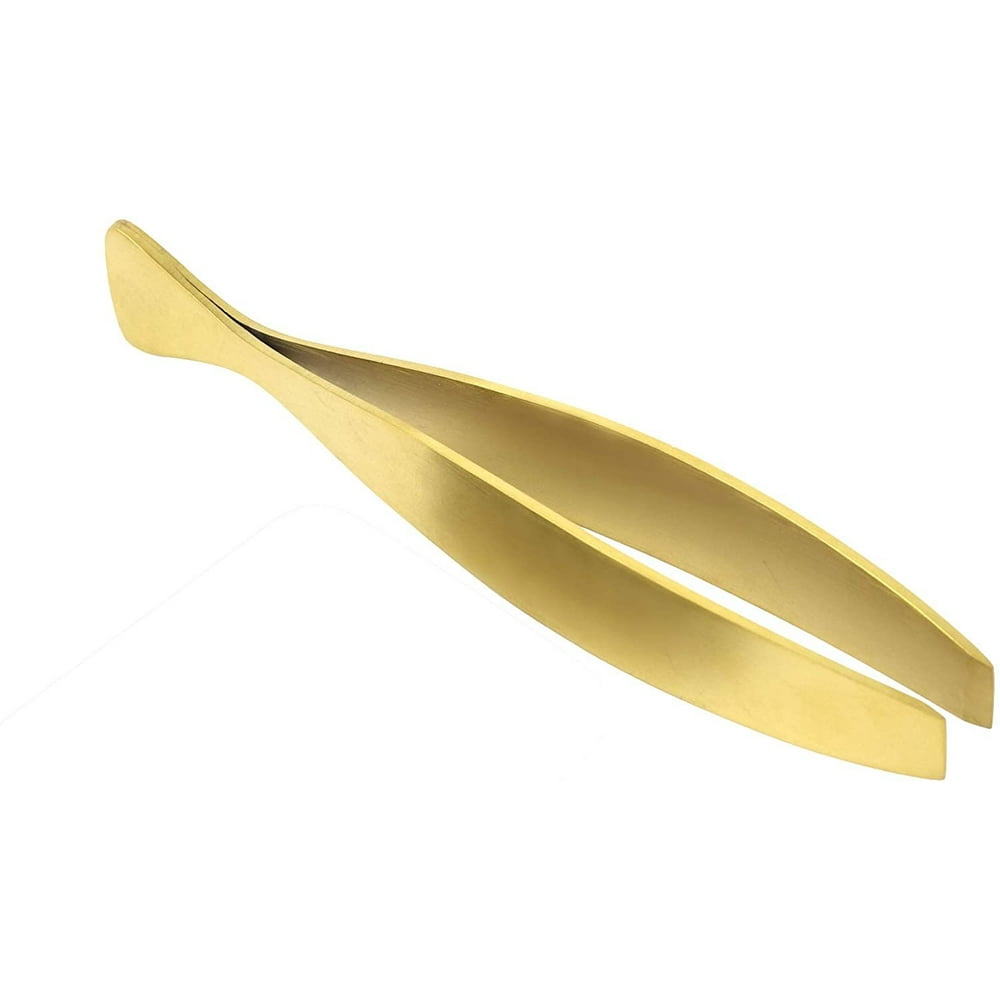 O'Creme FishBone Tweezers with Wide Tip (Gold)