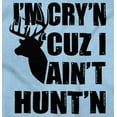 thumbnail image 2 of Crying Because Not Hunting Hunter Romper Boys or Girls Infant Baby Brisco Brands 12M, 2 of 6