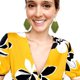 thumbnail image 4 of Pendientes largos de flecos temperamento - verde militar Adepaton LRWJ272-5, 4 of 7