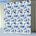 thumbnail image 3 of 6Pcs Artificial Flower Wall Panel Floral Panel Background Wedding Birthday Decor, 3 of 18
