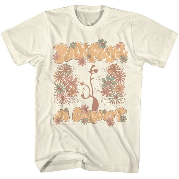 Pink Floyd Floral Lungs Natural T-Shirt