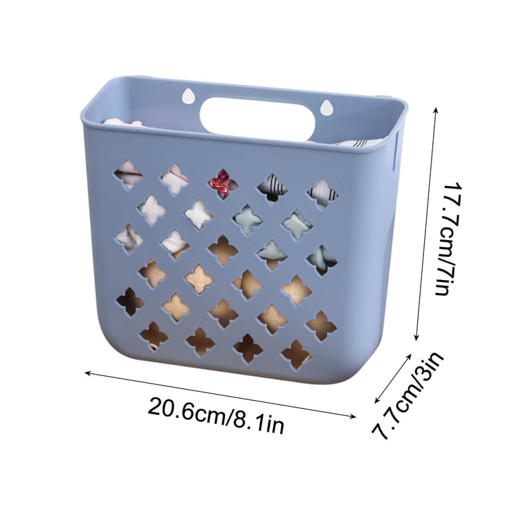 AZXY Plastic Laundry Basket,Flexible Laundry Hamper,Small Hanging