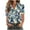 Multicolor #02, variant on Amzcrzy Plus Size Shirts for Women S-5XL Trendy Floral Print Hawaiian Shirts Lapel Short Sleeve Button Down Shirts for Women Casual Oversized Summer Tops