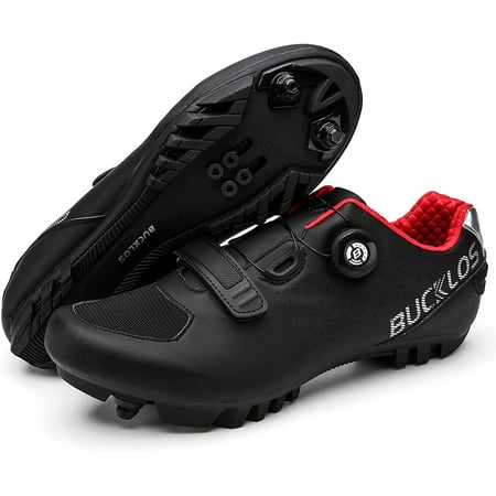 

BUCKLOS BUCKLOS Mountain Bike Shoes Mens Women Indoor Cycling Shoes Sneakers fit Cycling Shoes for SPD Cleats
