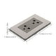 thumbnail image 3 of Espaciador de placa de pared Toma de corriente de pared Cargador USB Toma de pared Enchufe de pared Cubierta de toma de corriente de pared para protección eléctrica de pared, 3 of 8