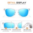 thumbnail image 4 of Gafas de sol DANAMY con espejo polarizado para mujer, UV400, 54 mm, 4 of 6