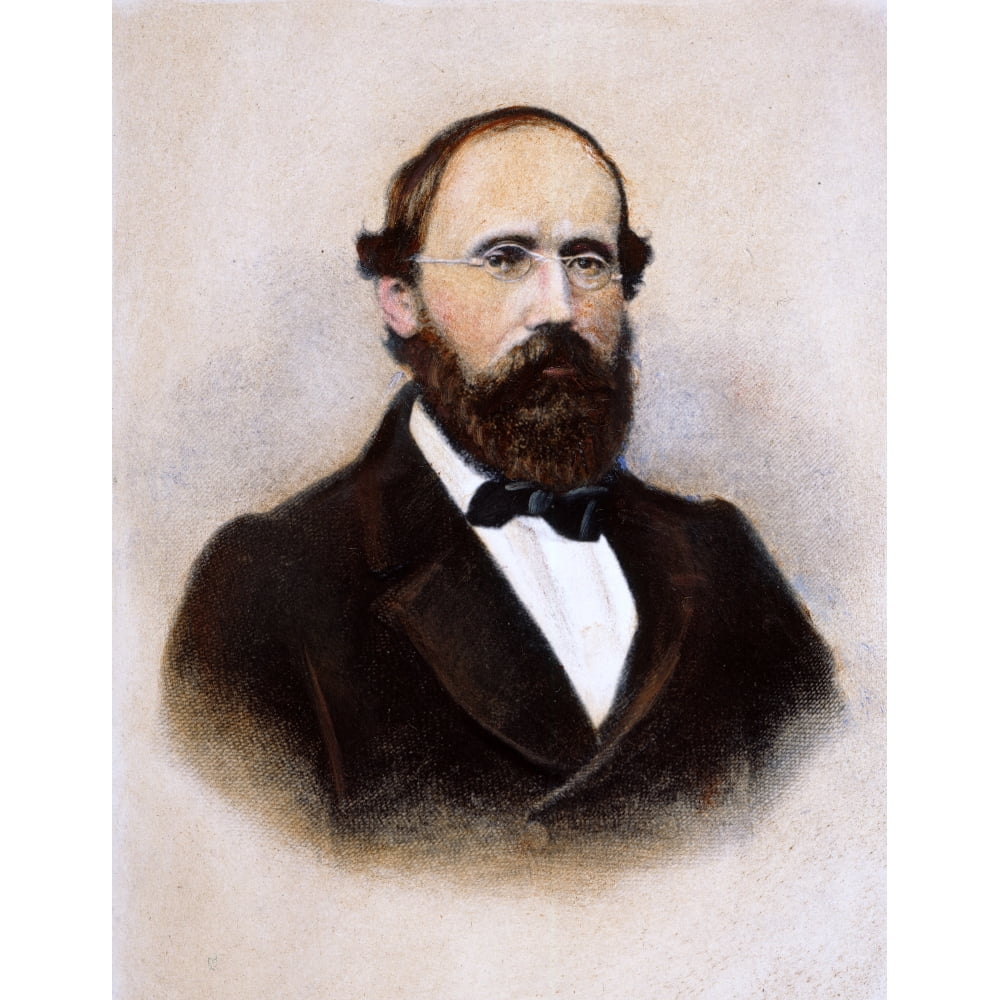 Stretched Canvas Art - Bernhard Riemann /N(1826-1866). Georg Friedrich ...