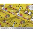 thumbnail image 2 of Soimoi Cotton Poplin Fabric Lighthouse,Bird & Tree Nature Printed Craft Fabric by the Yard 56 Inch Wide, 2 of 3