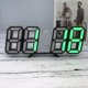 thumbnail image 4 of Reloj despertador digital Reloj de pared LED 3d de diseño moderno, 4 of 5