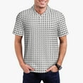 thumbnail image 4 of Xecao Airplane for Mens' Casual Short Sleeve Button-Down Polo Shirts for a Classic Golf Look, 4 of 9