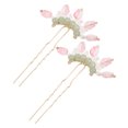 thumbnail image 1 of unbranded 2Ud Pasadores Para Moños Con Patrón De En Metal Rosa Para Uso Diario Y Eventos, 1 of 8