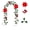 Green-L, variant on Christmas Artificial Poinsettia Garland, Holly Leaf Vine with Red Berries for Staircase Mantel Fireplace Indoor Holiday Xmas Decoration
