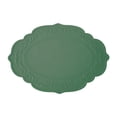 thumbnail image 1 of Mantel individual de mesa antideslizante, portátil, resistente al aceite, resistente al calor Verde, 1 of 9