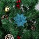 thumbnail image 5 of Simulation Christmas Flower Glitter Powder Hollow Christmas Tree Hanging Decoration Xmas Wreath 2024 New Year Party Home Decor, 5 of 5