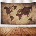 thumbnail image 4 of Tapiz de mapa del mundo para niños Tapiz de pared para estudiantes Tapiz de distribución geográfica mundial para hombres Tapiz de niños para arte de pared de dormitorio, 4 of 4