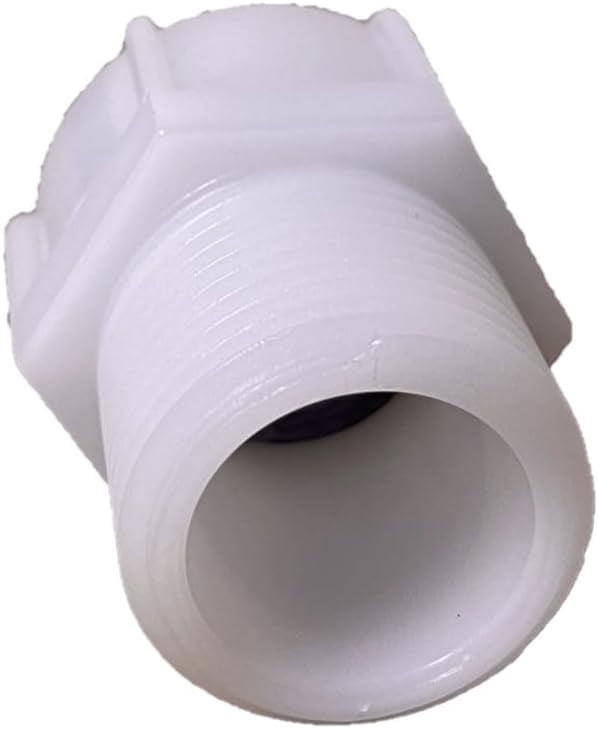 Fill Valve Pipe Adapter 7/8 Male to 7/8 Female With Built-In Filter Screen for Bidets, Toilets, Pipes, etc. by NuFlush