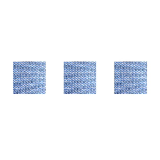 Cinta de diamantes de imitación de cristal Monstrate Accesorios de ropa Azul claro 3piezas 6 pegamento termofusible
