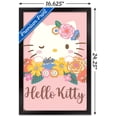 thumbnail image 2 of Hello Kitty and Friends: 24 Flowers - Hello Kitty Wall Poster, 14.725" x 22.375" Framed, 2 of 5