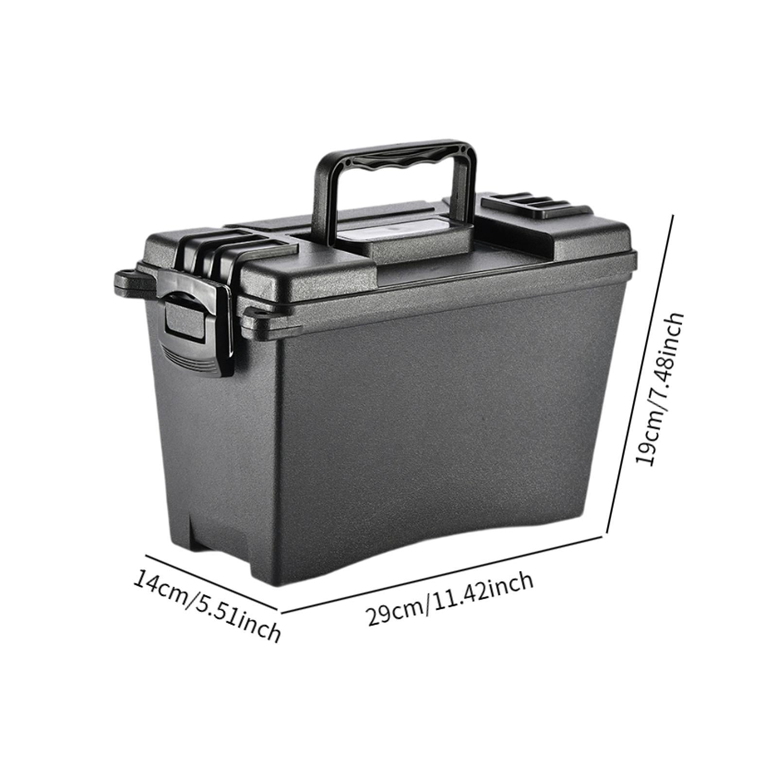 oshhni Tool Box with Handle Hardware Large Box Utility Box for Car Garage Household