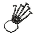thumbnail image 2 of Skeleton Hand Bracelet with Rings Bracelet Halloween Elasticity Wristband for Party black, 2 of 7