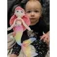 thumbnail image 4 of Mermaid Plush Doll, Mermaid Princess Dolls, Mermaid Toy, Cartoon Children's Soft Toys, animal Plush Toy, Collectible Cuddly Stuffed for Girls Birthday Gift, 4 of 5