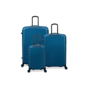 it luggage Traversed 3 Piece Hardside 8 Wheel Expandable Luggage Suitcase Spinner Set, Deep Dive