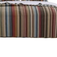 thumbnail image 5 of Benjara Phoenix Fabric 3 Piece King Size Quilt Set with Striped Prints, Multicolor, 5 of 6