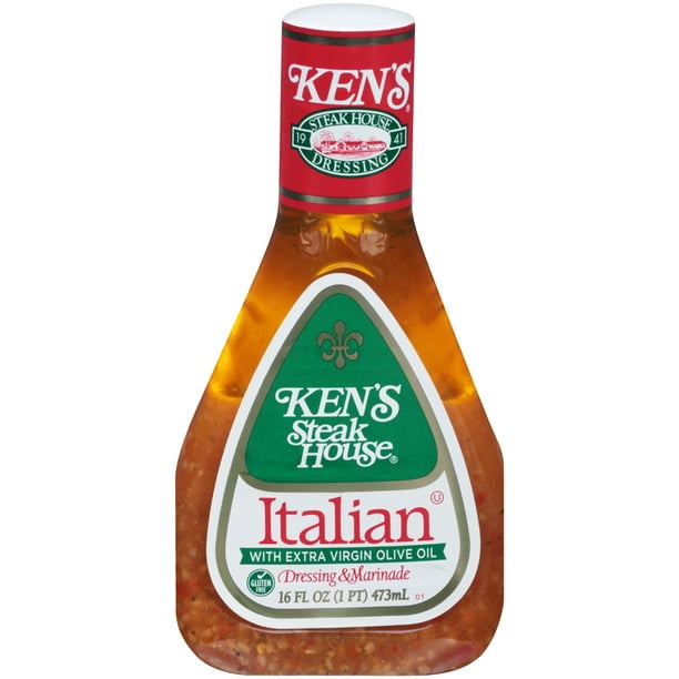 Ken's Steakhouse Dressing & Marinade, Italian with Extra Virgin Onlive