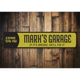 thumbnail image 1 of Garage Come On In Novelty Decor, Metal Wall Sign - 4x18 Inches, 1 of 4