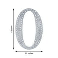 thumbnail image 3 of Efavormart 6" Letter O Silver Self-Adhesive Rhinestone Number Stickers for DIY Crafts, Handicraft Art, Graduation Cap Decorations Birthday Party, Wedding Alpha-Numeric stickers, 3 of 7