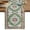 Grass Green Light Blue Light Brown, variant on Green Boho Table Runner 72 Inches Long, Ethnic Geometric Middle Century Art Cotton Linen Table Runners Dresser Scarves, Decorative Fabric Tabletop Scarf Furniture Cover for Home Dinner Party 13"x72"