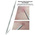 thumbnail image 3 of Labymos 2PCS Pimple Comedone Extractor Tool Acne Removal Kit for Pimples Blackheads Blemish Whitehead Removing Facial Skin Care Tools with Storage Case, 3 of 7