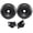 Black Both Work Front or Rear Axle Hubs, variant on Tire and Rim Wheel Assembly 15mm Bearing for Pit Dirt Bike SSR Taotao Apollo 125cc 140cc 150cc 160cc 200cc 250cc Off-Road Motorcycle Motocross