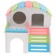 thumbnail image 2 of Pequeño Escondite para Mascotas Inicio Doble Capas Hamster Villa Casa Jaula Jugar Juguete Sunnimix Hamster Hideout Villa House, 2 of 8