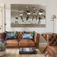 thumbnail image 3 of Football Poster Manchester United Vs. Arsenal, Football Match at Old Trafford, October 1967 Black An Poster Decorative Painting Canvas Wall Art Living Room Posters Bedroom Painting 16x24inch(40x60cm), 3 of 6