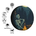 thumbnail image 4 of Logiee Moonlit Skeleton Campfire Print Spare Tire Cover, Universal Wheel Protectors,Waterproof Dust-Proof UV Sun Wheel Tire Cover,Fit for SUV, RV, Travel Trailer, Truck-16 inch, 4 of 6